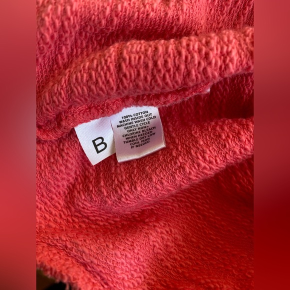 Ann Taylor Loft Lounge Coral Women's 3/4 Sleeve Zipper Jacket Size S - Picture 8 of 8